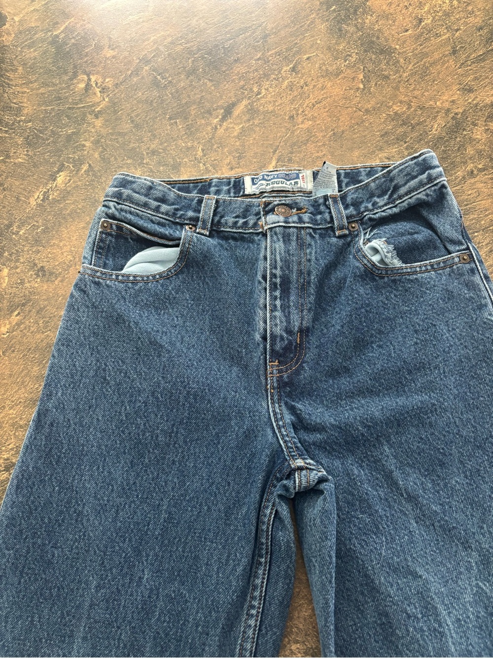 Old Navy Women's Relaxed Fit Blue Denim Jeans